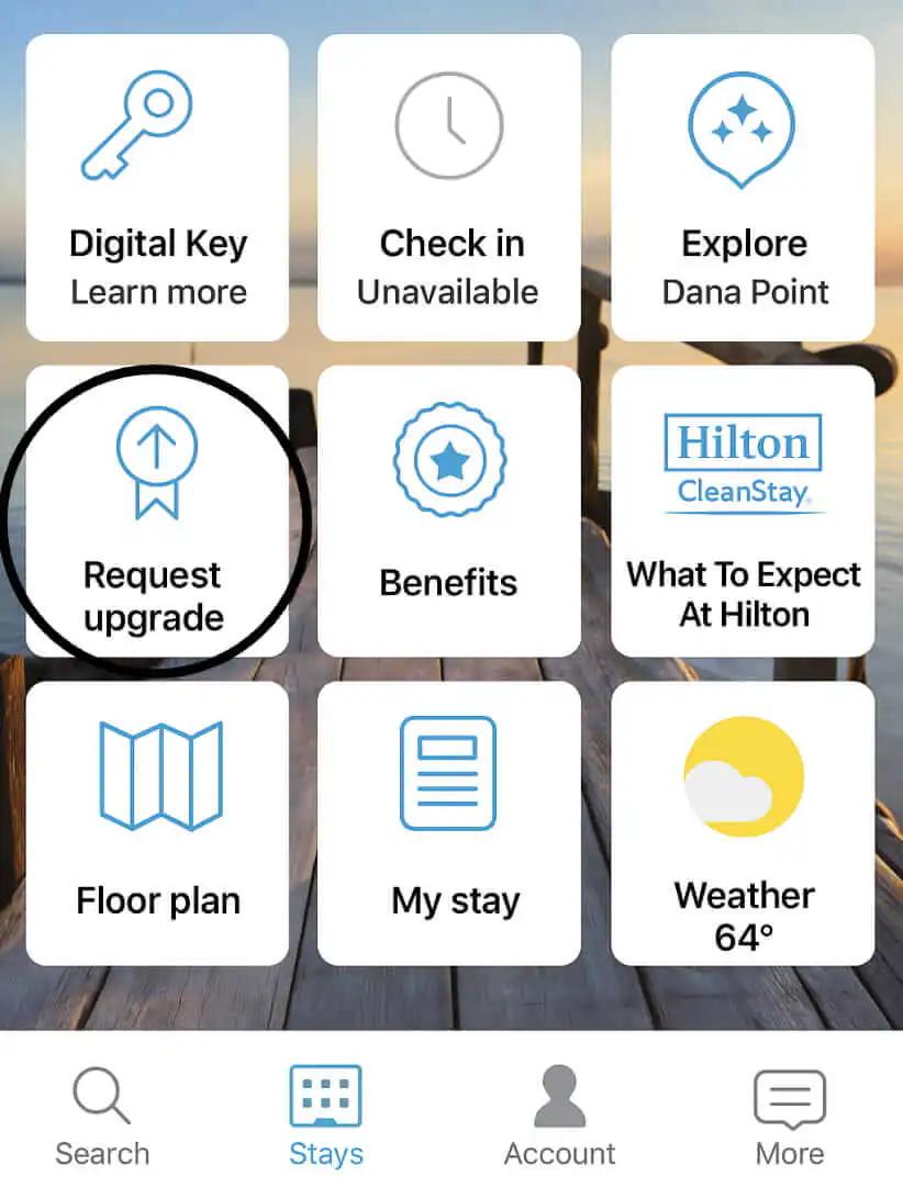 hilton honour app