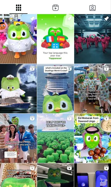 Duolingo prioritizes Instagram Reels