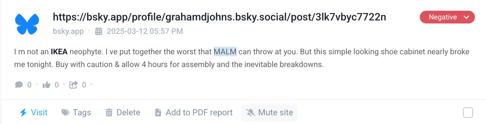 Product insights: Social listening will help you discover customers' frustrations.
